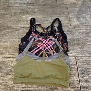 Women's Multi-Color Sports Bra Set of 5